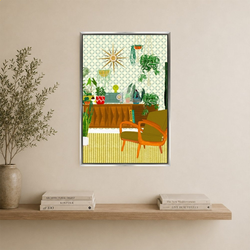 «Plant Living Room» par Jen Bucheli - Impression sur toile