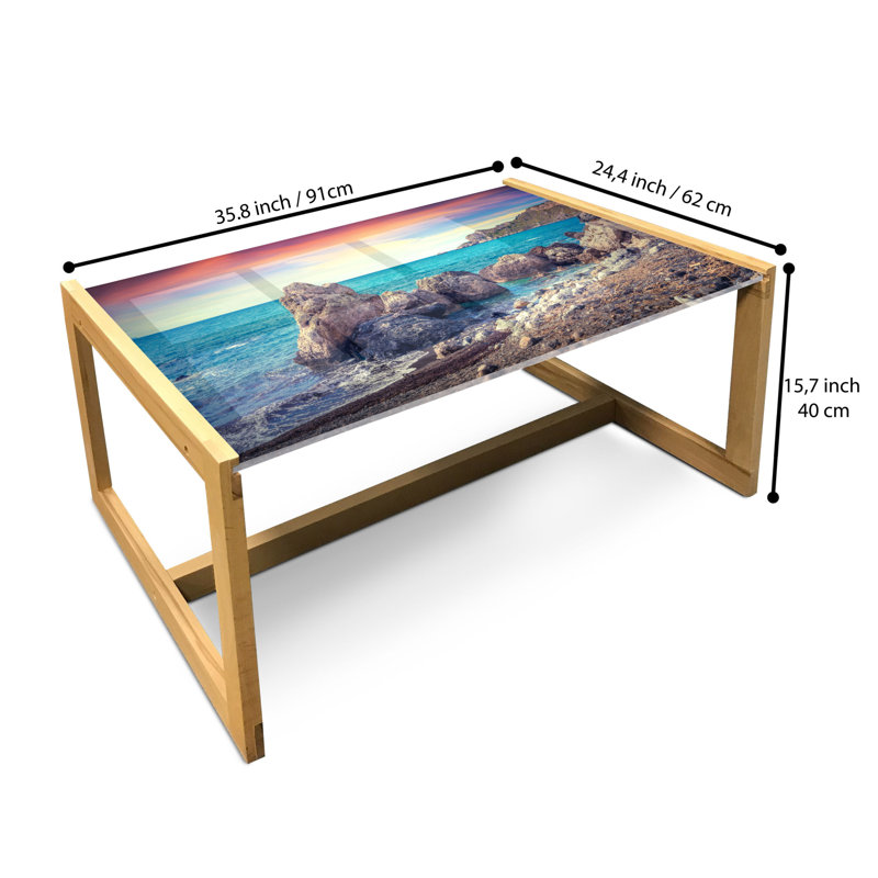 Jakirria Sled Coffee Table, 90cm H x 62cm W x 40cm D