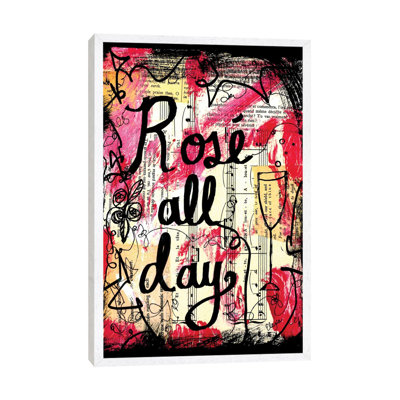 Rose All Day by Elexa Bancroft - Print on Canvas