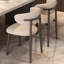 4 - Person Black Rectangular Sintered Stone + Manufactured Wood Dining Table Set-995844913