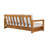 3-seat Wooden Outdoor Sofa with Cushions-129512447-129512448