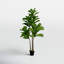 59.1'' Faux Fiddle-Leaf Fig Tree Tree in Cement Pot