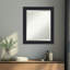 Dalat Black Beveled Framed Wall Mirror-118340181-120328429