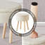 Tabouret d'appoint avec rangement en bois-1029600874