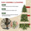 Arbre de Noël épinette pré-éclairé-215575792