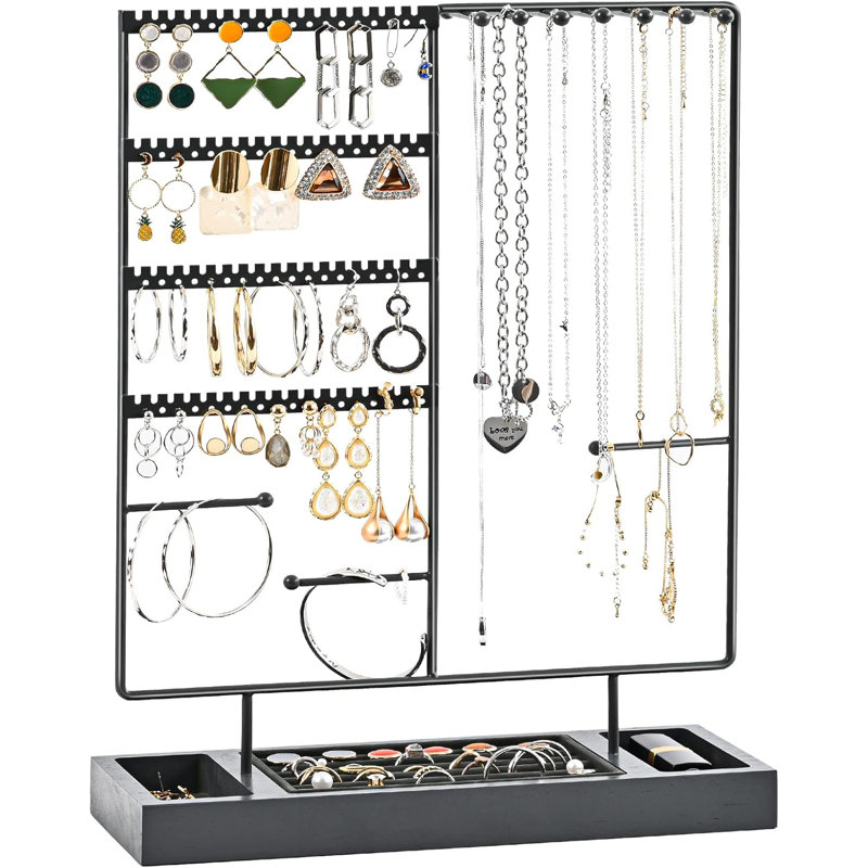 Jewellery Stand +, Gray