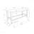 42" Rectangular Bench - Wood Frame, Upholstered Seat, Transitional Style