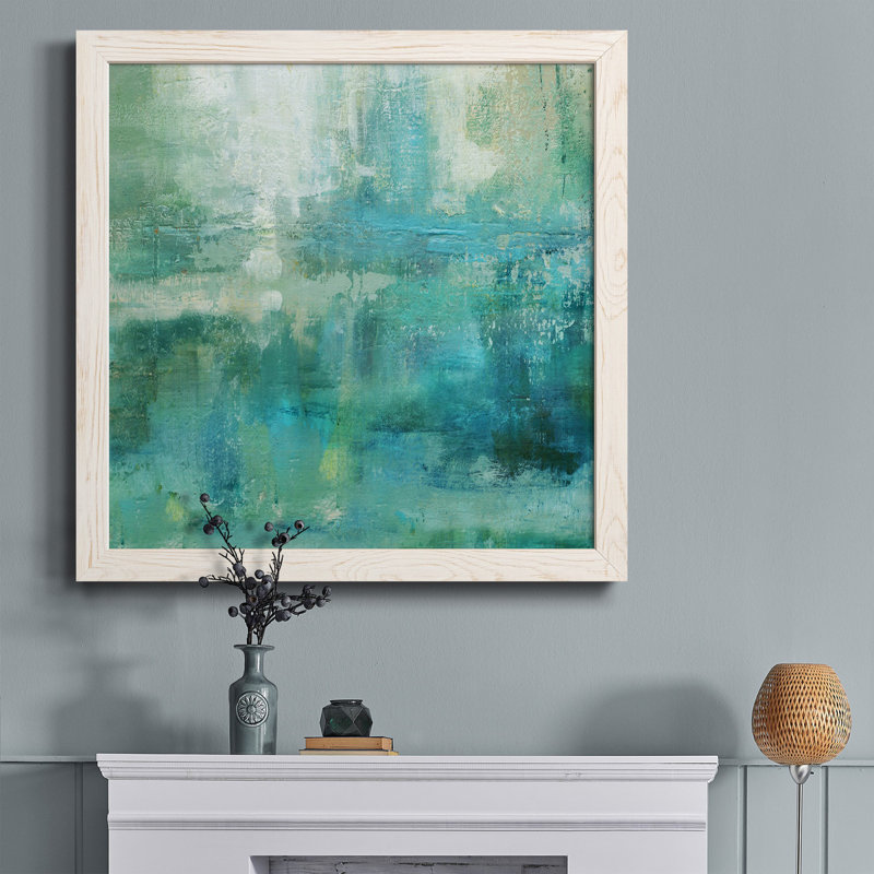 Autour de la montagne I - cadre photo, impression sur toile, H 17 po x l 17 po x P 1,5 po, Cadre blanc