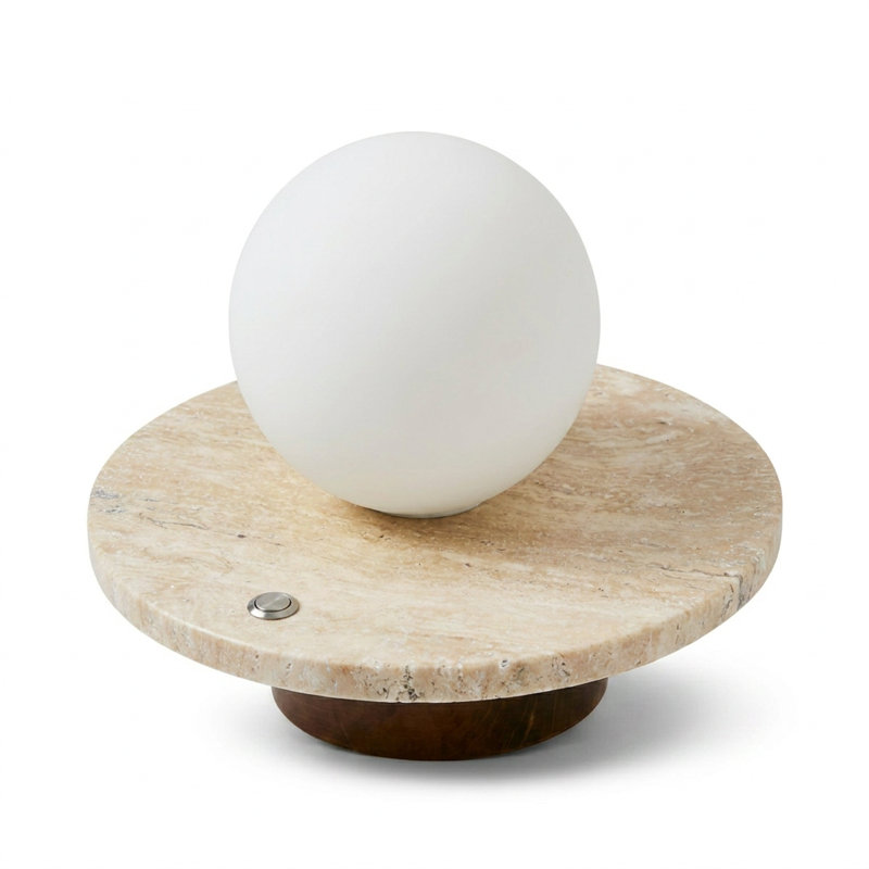 Applique murale Alba Travertine Globe