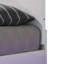 Pero King Size Bed W Silver Trimmed Headboard, LED Footboard, White-118124035