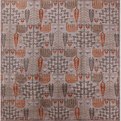 Tapis rouge / gris Southwestern