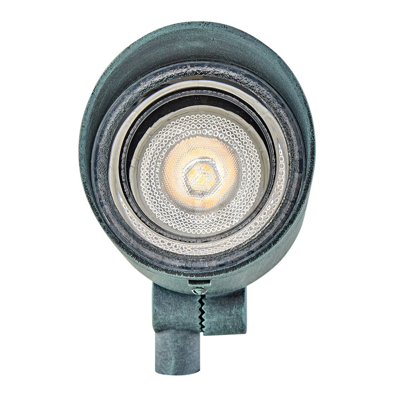 Verde Outdoor 120V Spot Light - Brushed, Verde Green
