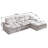 Corner Chaise Sofa With High Backrest,L-Shaped Couch With Slub Chenille Fabric, Compressed High-Density Sponge Cushion, Space-Saving No-Assembly Sofa For Living Room,Apartment-1785527331