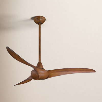 52" Wave 3 - Blade Propeller Ceiling Fan with Remote Control
