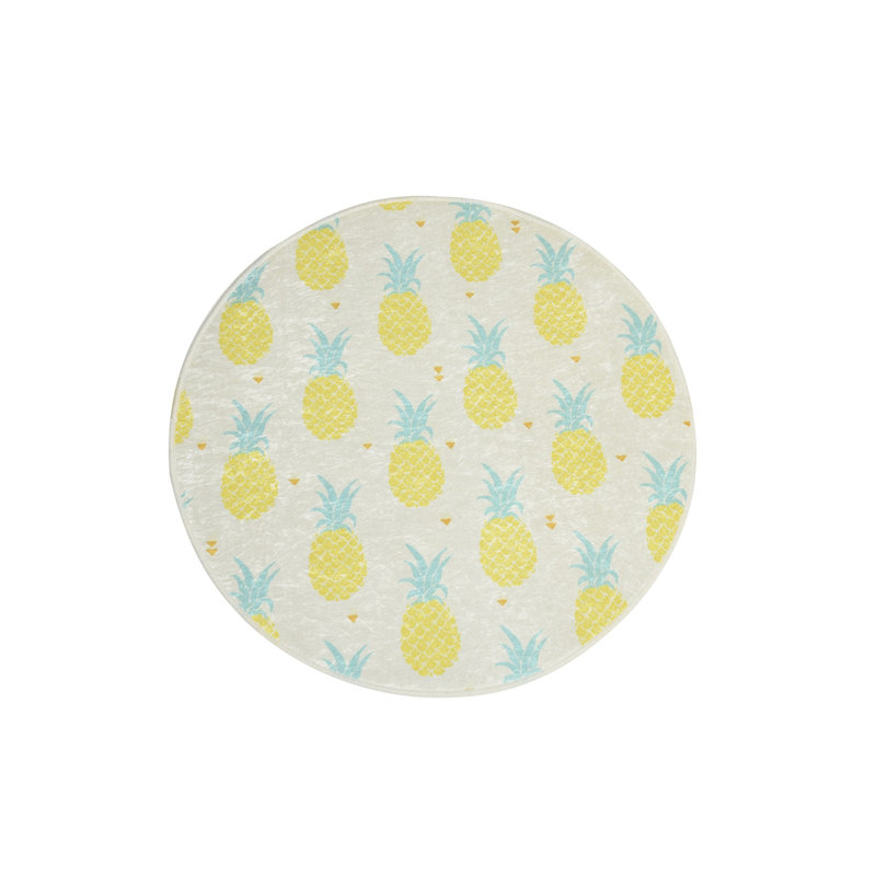 Tapis de bain de qualité supérieure, diamètre de 39,4 pouces, 100% polyester, antiallergique, anti-poussière et antitache, surface antidérapante | Lavable à la machine à 86 ° F, 700 g / m² | Doux et durable pour la sécurité et le confort de la salle de bain