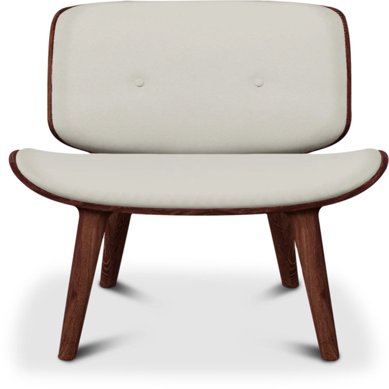 Nut Lounge Chair, Sage, Black Stained Oak
