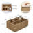 Large L-Sized Hand Woven Utensil Caddy Carrier, Natural Jute Wicker Condiment Holder For Table, Kitchen Set Counter Top Silverware Organizer, Rustic Storage Forks, Spoons (Seagrass)