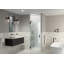 Albedo 30 in. x 78 in. Fully Frameless Hinge Shower Door-1615591125