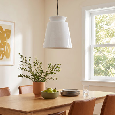 Luminaire suspendu conique à 1 lumière Logan