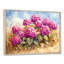 Hortensias dans le champ de céréales II - hydrangées, décoration murale-915891459-943064583-915891458