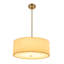 Latrinia 4 - Light Gold Drum Pendant