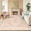 Machine Washable Oriental Floral Non Slip Indoor Area Rug-2096701274-2096701260