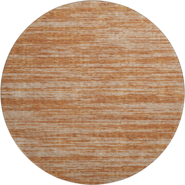 Premium Machine Washable Prisco Copper Rug