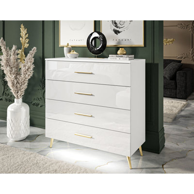 Ammie-Leigh 4 Drawer 95cm W Dresser