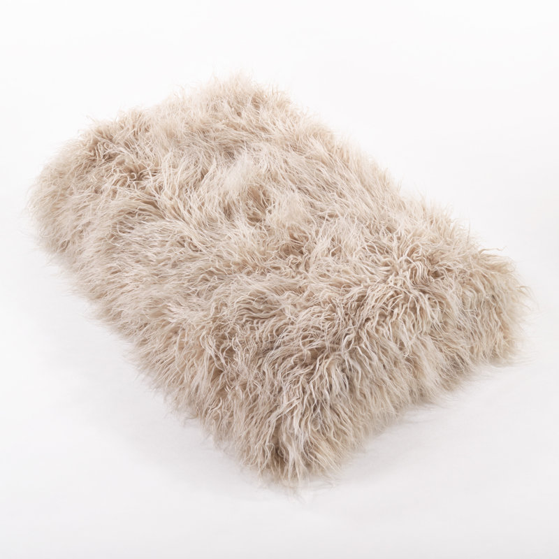 Jeté mongol Elegance, Beige