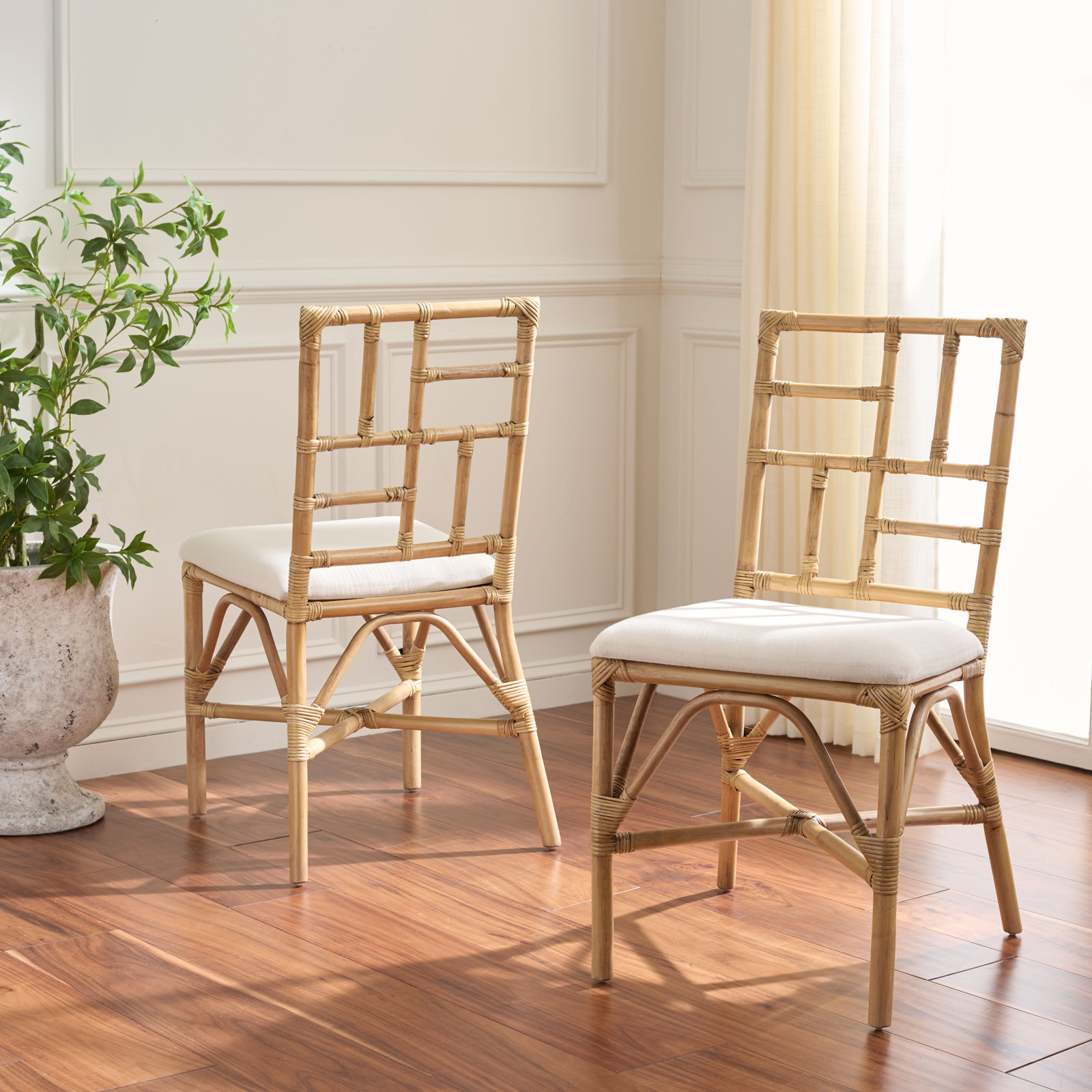 Parsons Side Chair, Honey Brown Wash