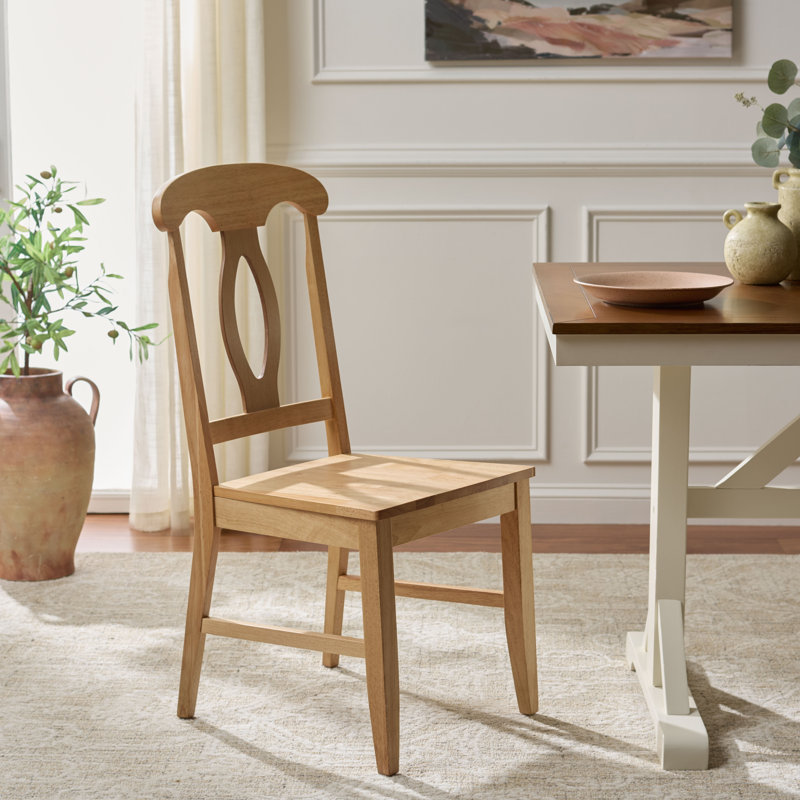 Chaise d'appoint Ottie, Chêne clair