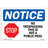 OSHA Notice - No Trespassing This Is Not A Sign With Symbol | Heavy Duty