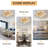 27In Ceiling Fan With Lights, Remote Control 3 Color Temperatures,6 Gear Wind Speed Fan Light-1443176677