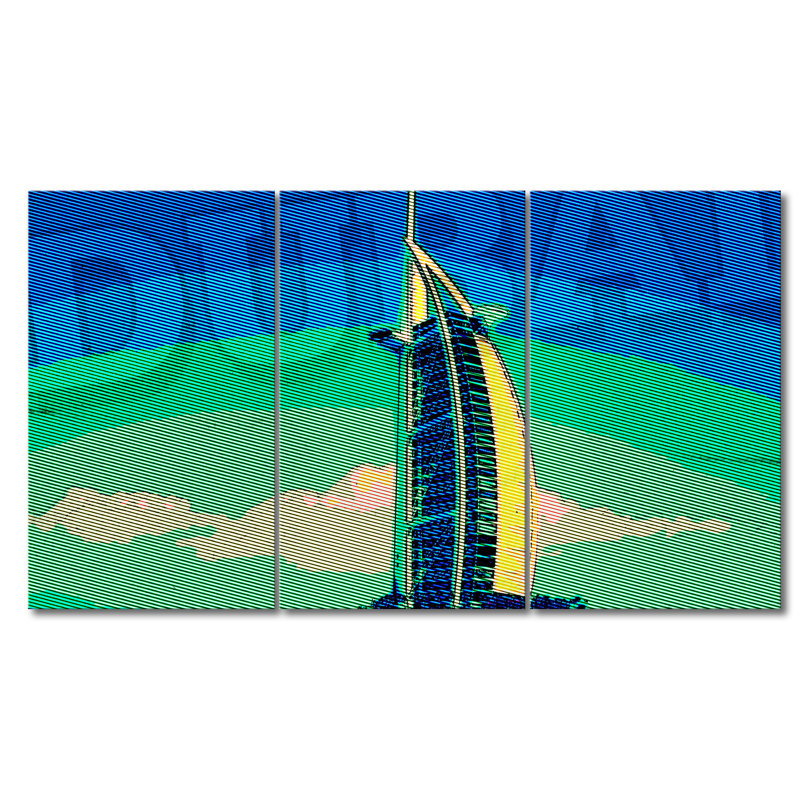 3 Piece Wrapped Canvas Print