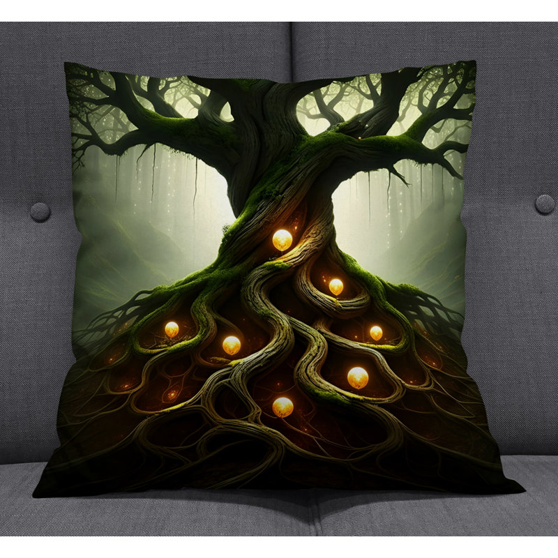 Coussin décoratif, Polyester, H 18 po x l 18 po