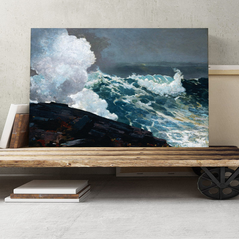 Winslow Homer - Wrapped Canvas Painting, 50cm H x 76cm W