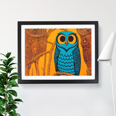 Energising Owl - Single Picture Frame Print