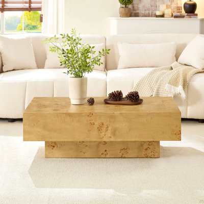 Table basse rectangulaire moderne 43,31 pouces