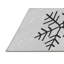 Laine et polyester noir/gris tissé à la machine Pocasset Tapis décoratif-90886832