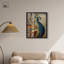 Décoration murale Boho "Peacock Mosaic II" par Art Remedy, cadre noir, 24 x 30-106224421-106224417