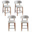 Chaise rembourrée en bois massif avec tabouret-2143590156-1885920248