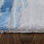 Kawai Hand Knotted Wool/Viscose Abstract Area Rug in Blue-1324936305