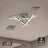 Orly Modern Flush Mount Ceiling Light Fixture, Chrome
