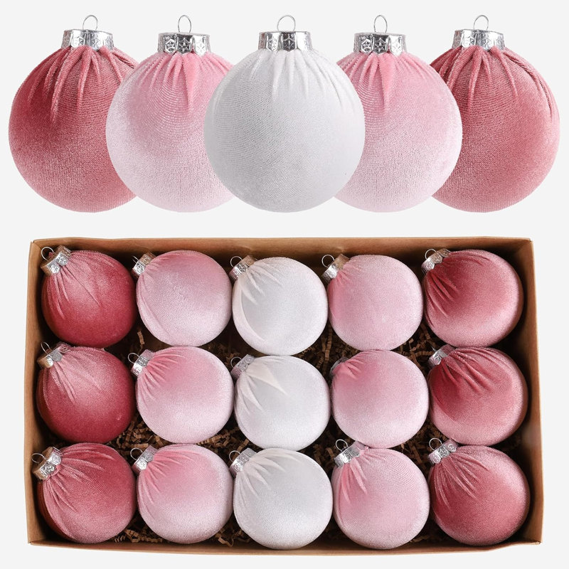 Ornement boule The Holiday Aisle®, Rose