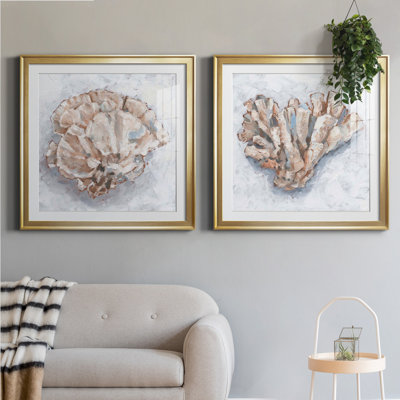 " Coral Display III " 2 - Pieces