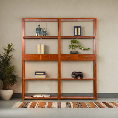 Nouvelle bibliothèque ouverte de style chinois
