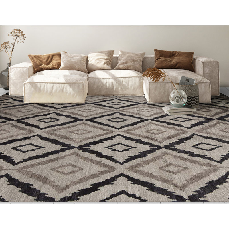 Wool Ikat Area Rug
