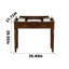 Bureau en bois d'hévéa de style rétro-1912828756