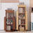 Walnut Modern Solid wood rotating bookshelf