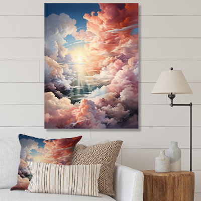 Nuage coussins de sérénité - Reproduction d'art mural paysage et nature